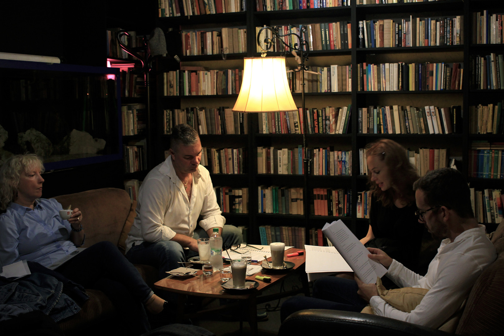 Olvasópróba a FÉM Arts&Café egyik csendes, barátságos zugában