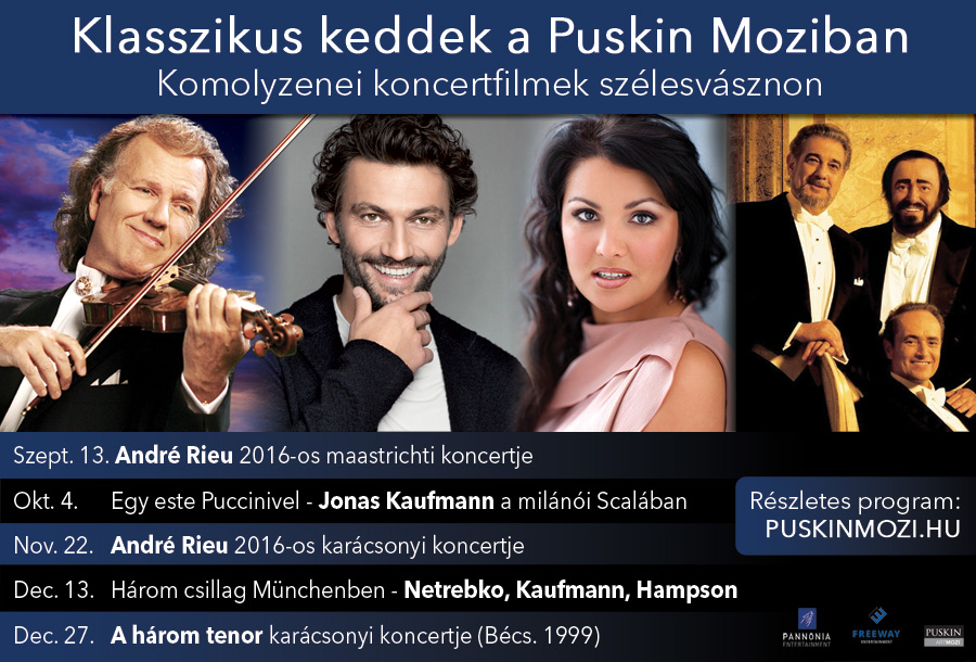 Klasszikus keddek a Puskin moziban